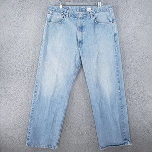 Levis 579 Baggy Straight Light Wash Vtg Red Tab Mens Casual Work Jeans 38x32